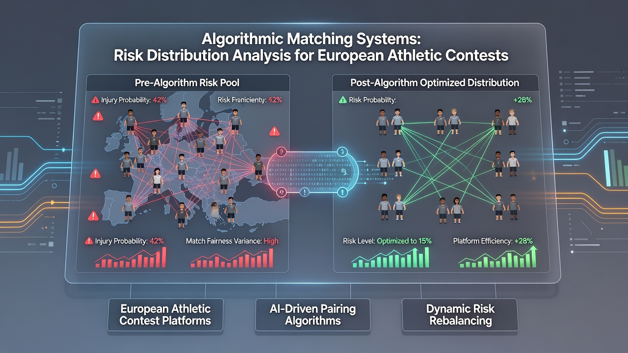 Detailed view of risk metrics shifting on European athletic contest platforms after algorithmic implementation