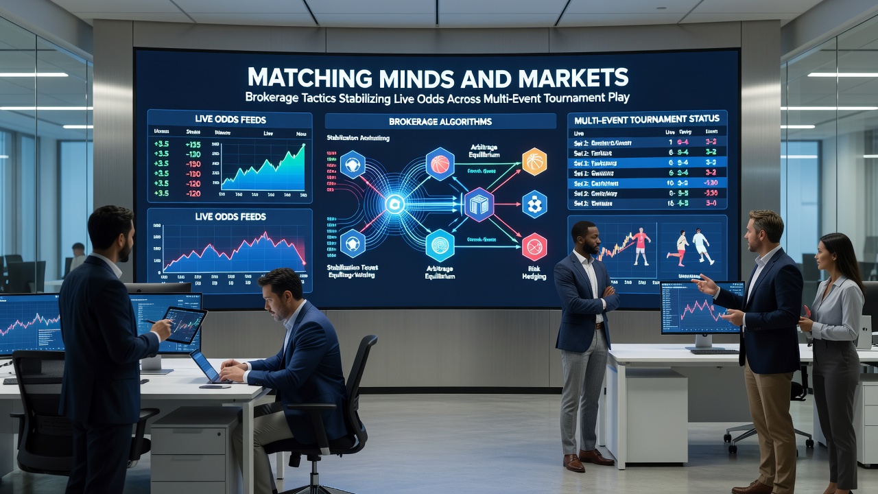 Live trading interface showing matched orders across several tournament events simultaneously