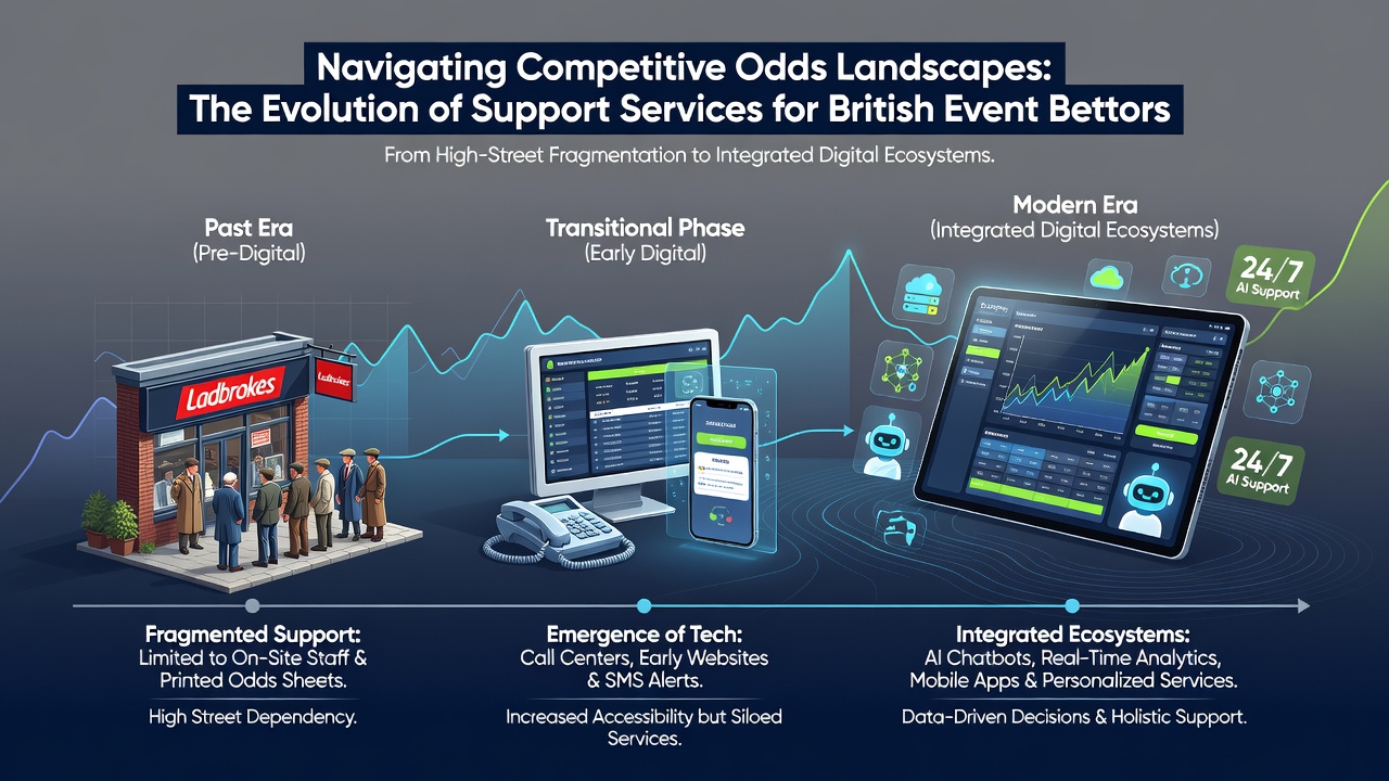 Detailed view of digital betting support interfaces used by British event participants