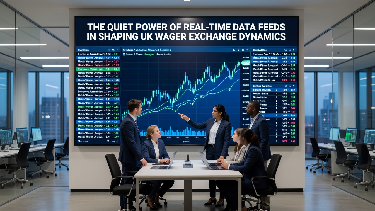 Close-up view of server racks processing live betting data feeds for UK wager exchanges