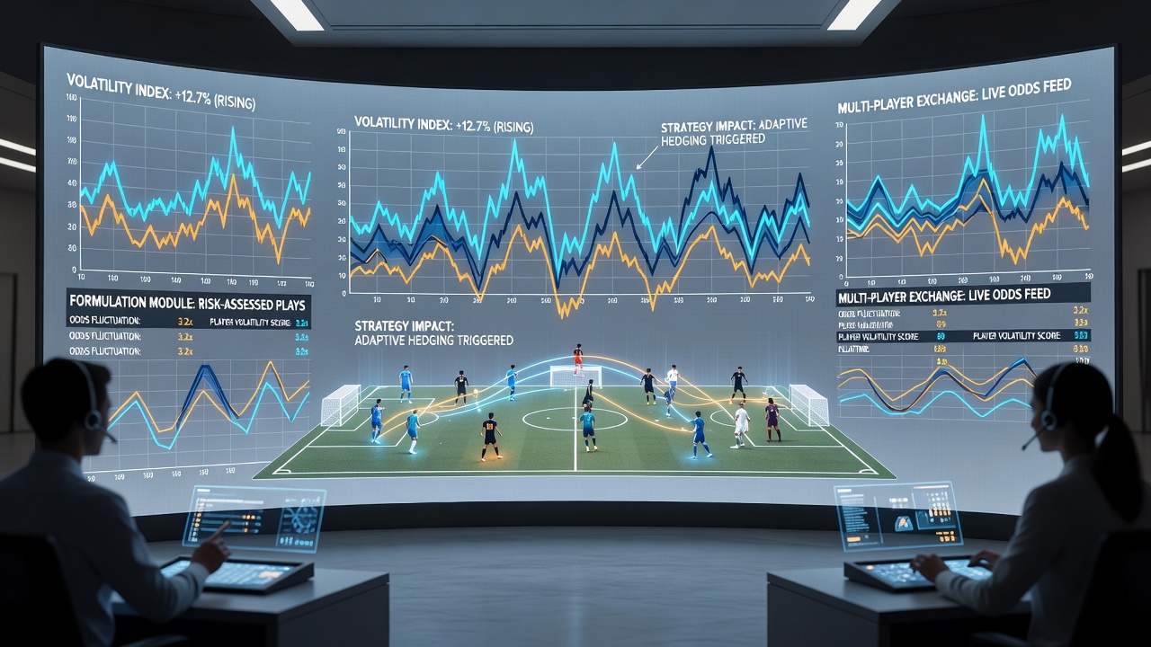 Illustration of strategy formulation processes in multi-player sports exchange settings with focus on risk management and order placement